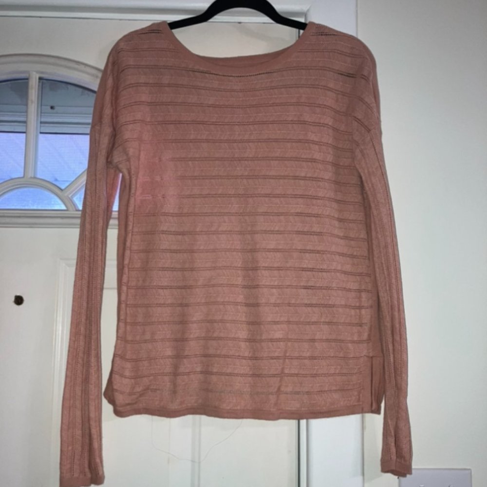 Peach Prana Long-sleeved Top